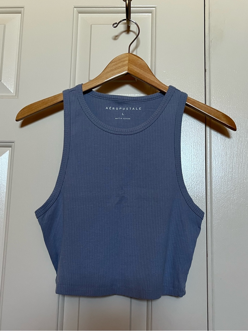 Aeropostale Cropped Ribbed Tank Top